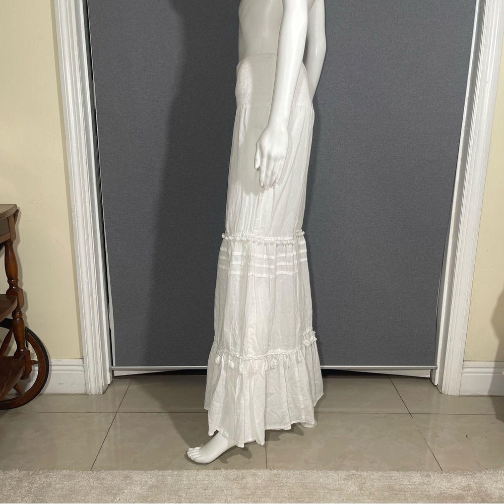 Antica Sartoria by Giacomo Cirque white embellished wide leg pants - Picture 8 of 9